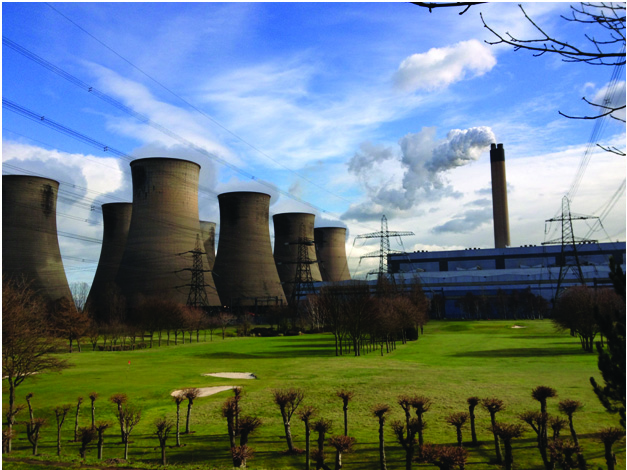 Eggborough Power Station from a distance