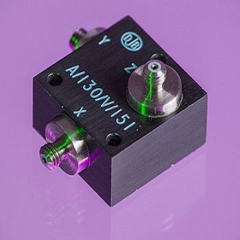 A shot of an A/130 accelerometer