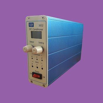 A shot of a grey-blue mems signal conditioner 