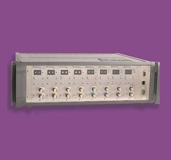 A grey filter box with buttons at the front 