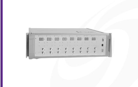 Cut-out image of DJB modular switchable low/high pass filter on white background