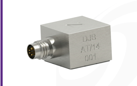 DJB Instruments Piezo Tronic Triaxial IEPE Accelerometer A/14 Cut out product image