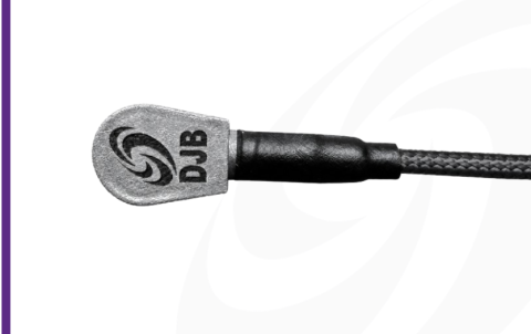 DJB A142 monoaxial IEPE accelerometer with braided cable