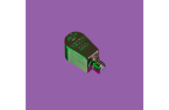 An A/27/e accelerometer shot in purple background