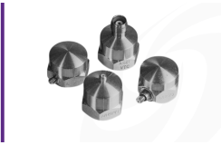 Cut-out image of DJB A/121/V high sensitivity Piezo-Tronic IEPE accelerometer on white background