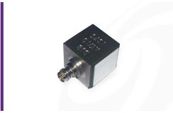 DJB AT/10.10-1.C1 tri-axial IEPE accelerometer with side entry 8-36 connector