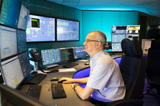 Drax Power Station control room