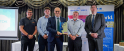 CMTG accept award for Manufacturer of the Year 2024 at the NDMA
