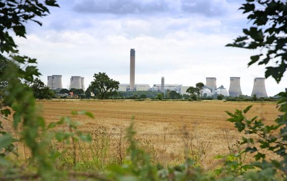 Drax Power Station from a distance