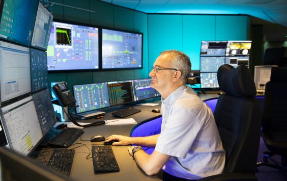 Drax Power Station control room