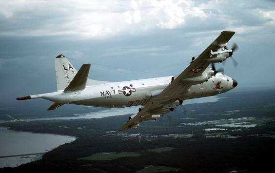 Navy plane P-3C Orion of VP-5 in flight