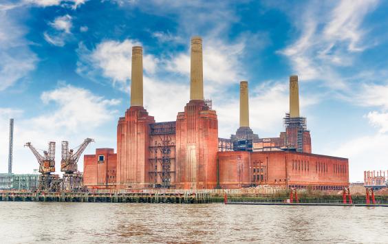 External view of UK power station