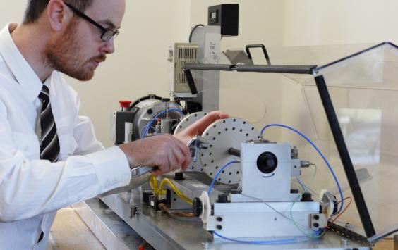 Beran engineer working in the factory