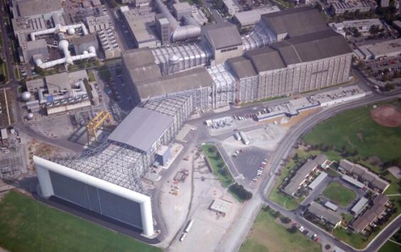 Aerial view of the National Full Scale Aerodynamics Complex NFAC