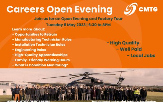 CMTG Careers Open Evening Invite