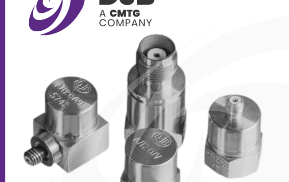 Image featuring four accelerometers on white background in black and white