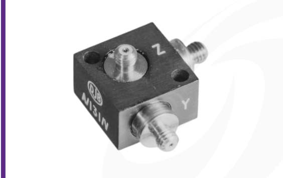 Cut out shot of piezoelectric-accelerometer