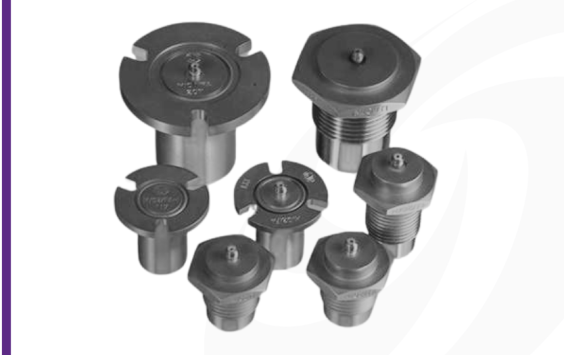 Cut out shot of piezoelectric pressure sensors