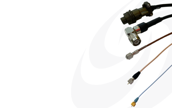 Standard and low-noise cables fitted with a selection of different connectors