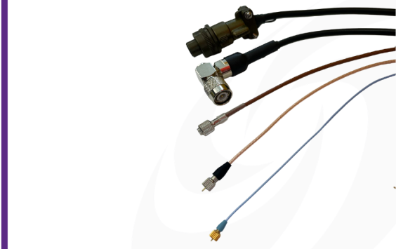 Selection of cables with fitted connectors