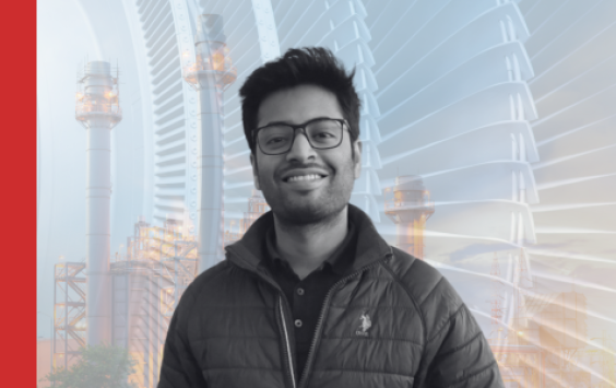 Ahmed Khan Engineer black and white profile