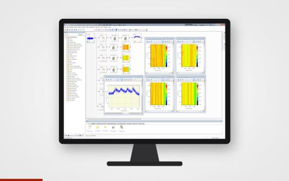 Computer screen showing Prosig product software